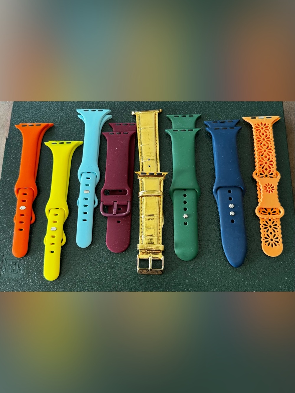 Lot of 8 Watch Bands EUC. Nice colors to match your OOTD. Some only worn once.